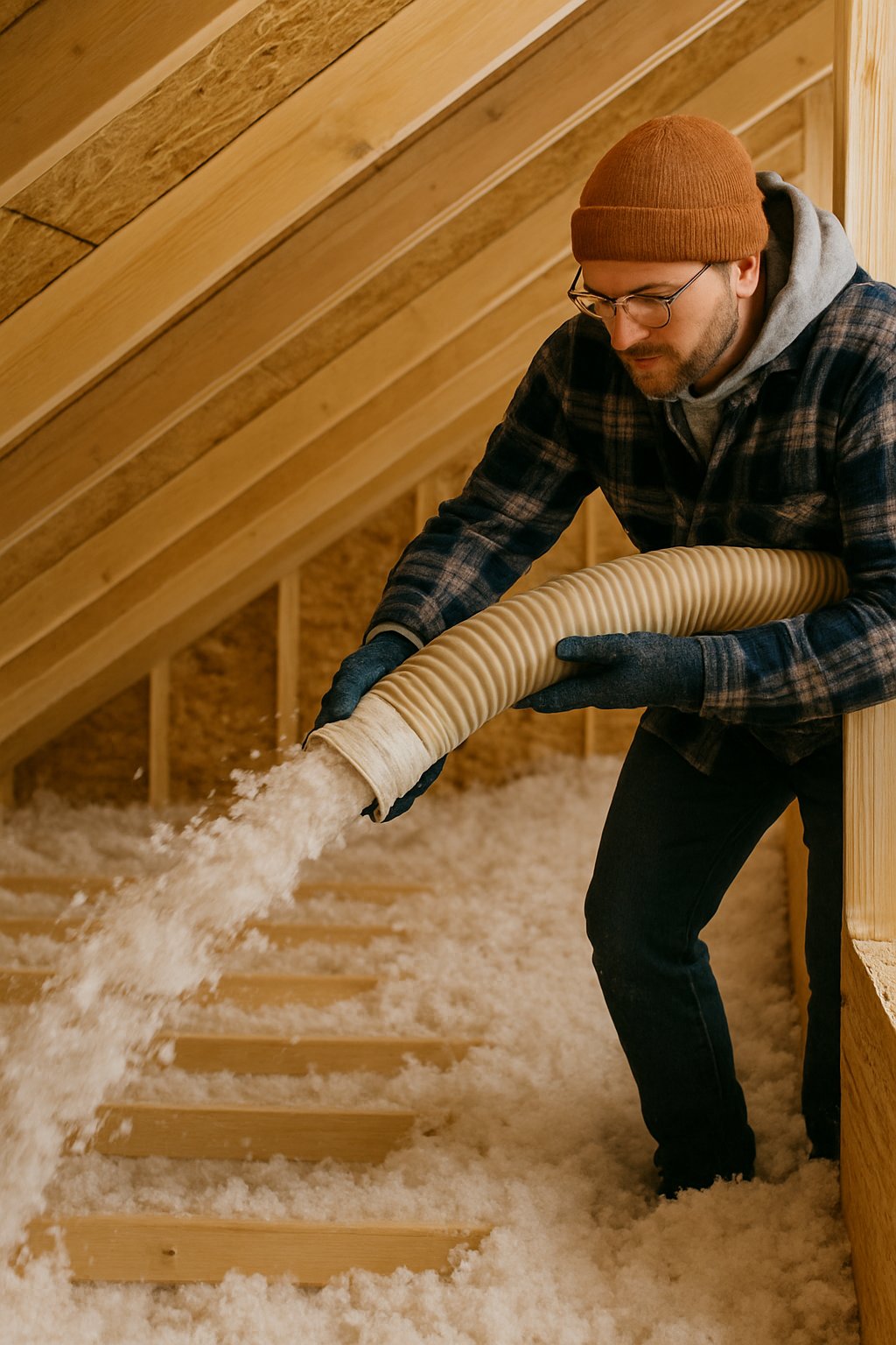 Maison avec isolation